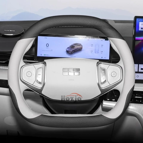 Кожаный чехол на руль автомобиля для Geely Galaxy L7 EX5 E8 Starship 7, Starray Preface Boyue Cool Altas 2023 2024 2025