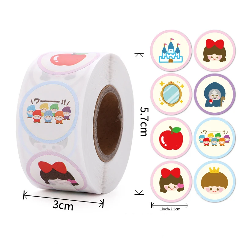 50-500 шт. Мультяшные наклейки для детей