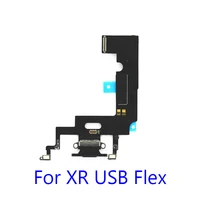 1pcs micro usb port charger dock connector charging flex cable for iphone x xr xs max xsmax mic speaker microphone flex