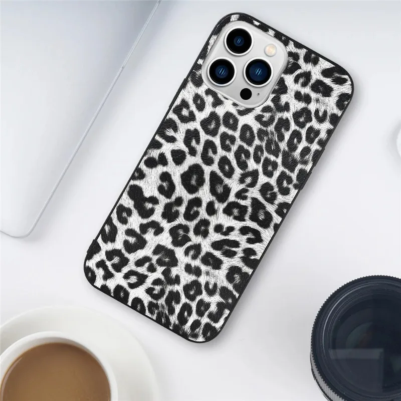 ins Sexy Leopard pattern animal leather soft Case For iPhone 16 15 14 13Mini 12 11 Pro Max XS XR SE 8Plus back phone cover Coque