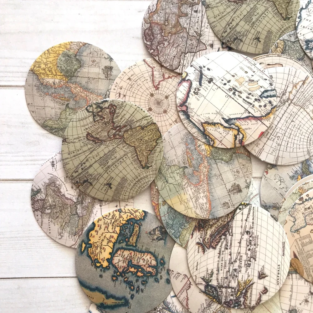 

Набор из 45 наклеек на карту мира, Переводные картинки для руководства, планировщика, ноутбука, альбома для скрапбукинга, журнала