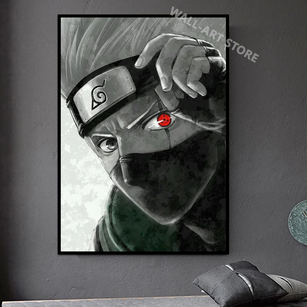 

Canvas Janpanese Anime Painting Naruto Wall Art HD Printed Kakashi Poster Home Decorative Modern Living Room Modular Pictures