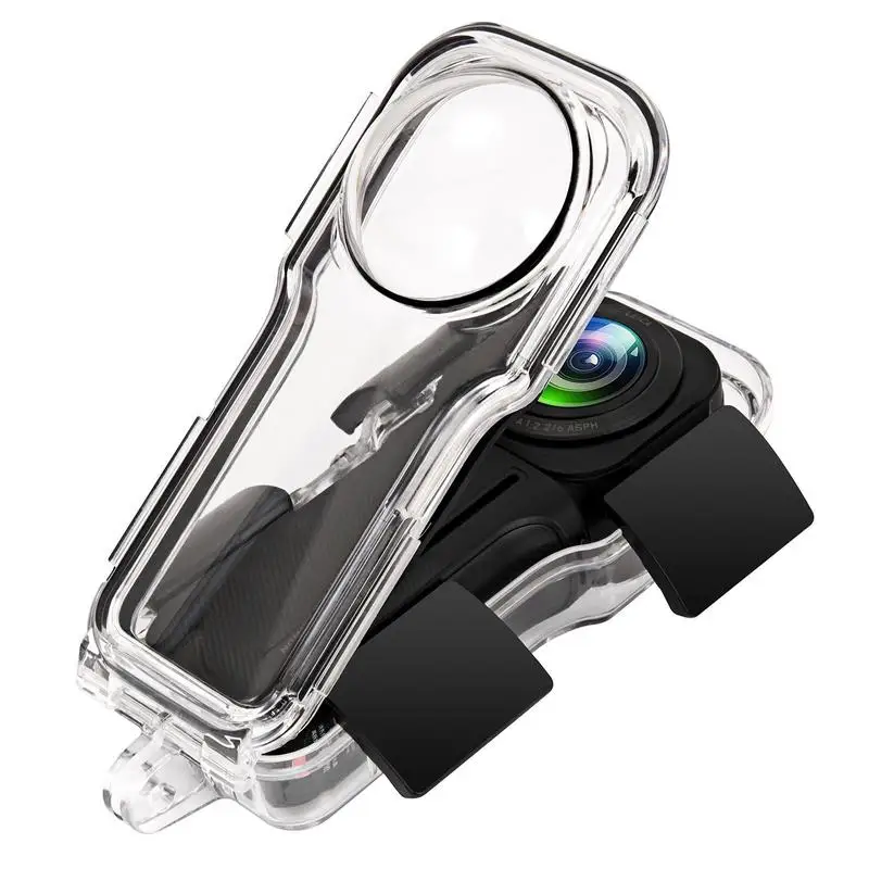 

ForInsta360 ONE RS 1-InchDive Case 40M Waterproof Depth Action Camera Accessories Panoramic Camera Protective Case Diving Shell