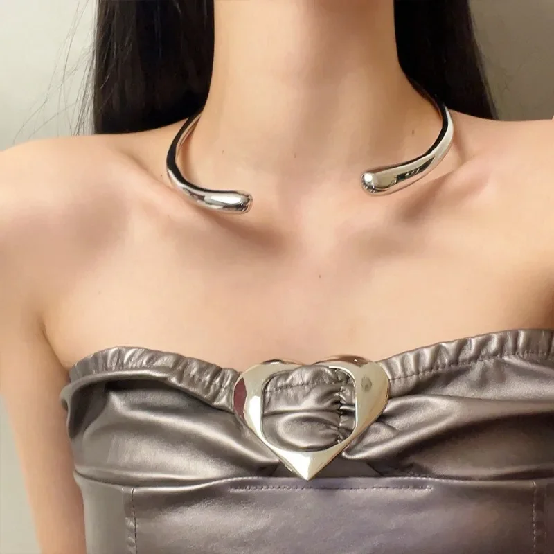 Ожерелья Draweye в стиле панк для женщин форме капли воды хип-хоп винтажном