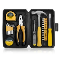 home tool box set household multi function hand repairing tool kit hammer plierscrewdriver tape measure home hand operated tools