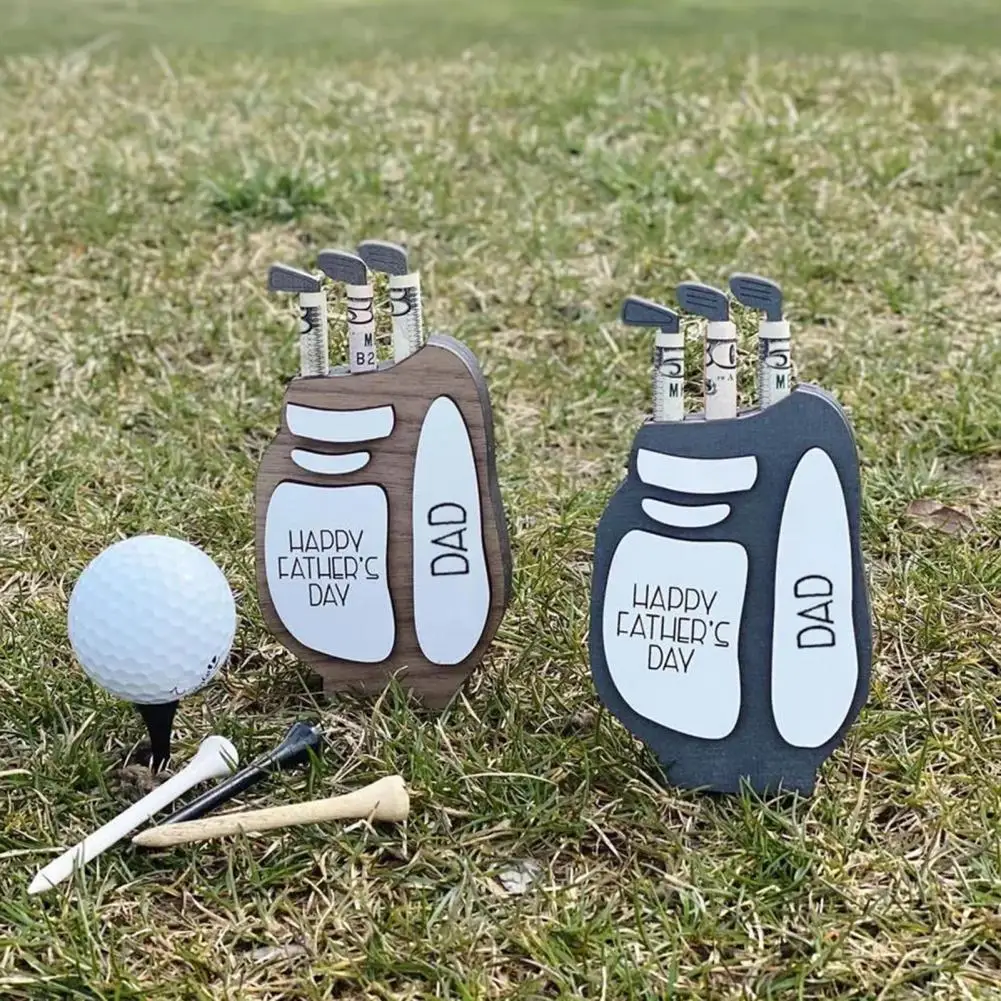 

Golf Bag Money Pouch Innovative Fine Workmanship Lightweight Happy Father's Day Golf Bag Wallet Holiday Supplies