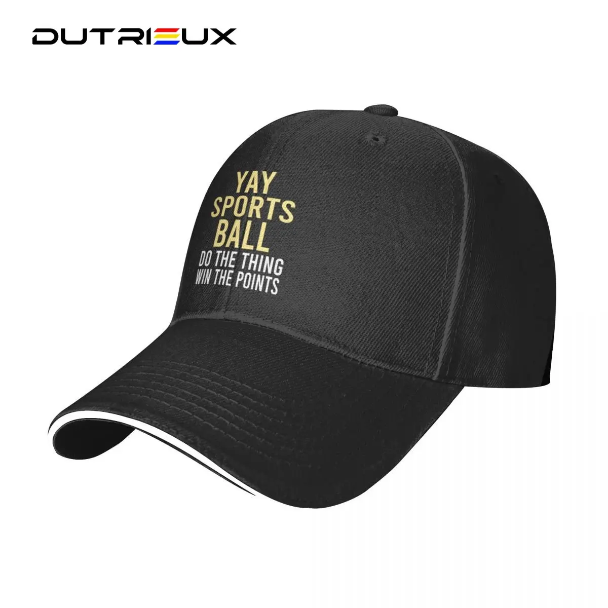 

Baseball Hat For Men Women Yay Sportsball Do The Thing Win The Points Essential T-Shirt Cap Fashion Beach Hat For Girls Men's