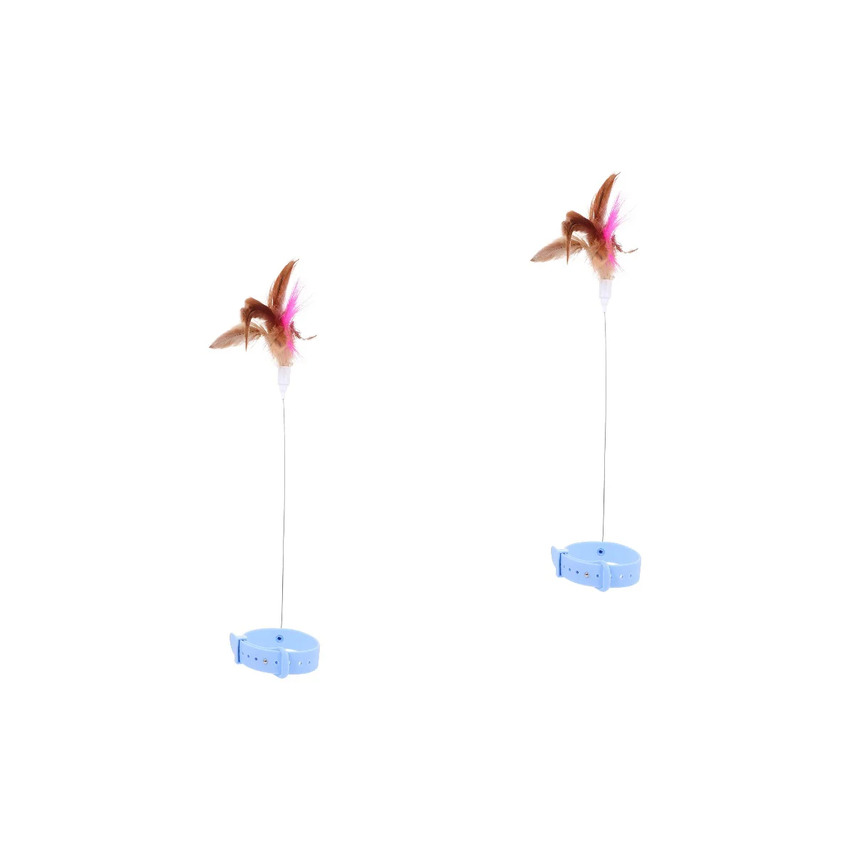 

2pcs Creative Cat Collar Teaser Kitten Teasing Cat Bite Resistant