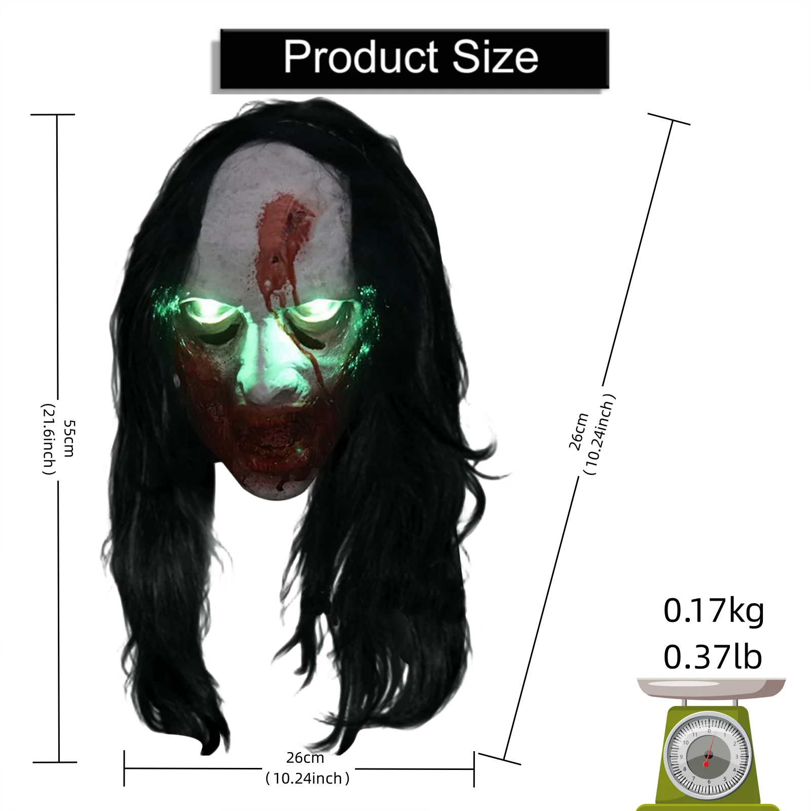 Хэллоуин ужас кровавая гримаса маска для взрослых монстра Полнолицевая