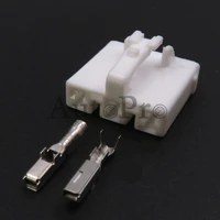 1 set 3 hole 7283 1132 auto modification socket with terminal car electric wire cable unsealed connector