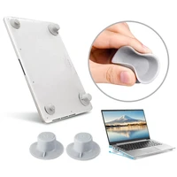 4pcs mini laptop stand riser holder soft silicone laptop bracket for macbook air pro 13 15 universal laptop non slip pad feet