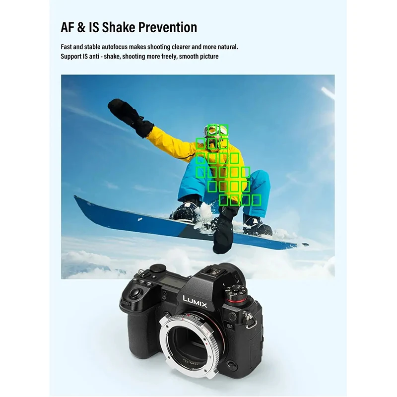 Адаптер для объектива VILTROX EF-L/EF-L Pro с автофокусом и кольцом безопасности Canon EF/EF-S