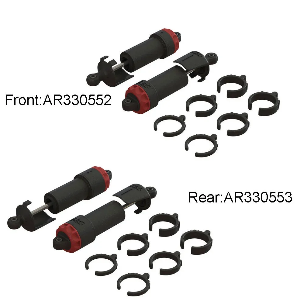 Передний/задний утолщенный демпфер амортизаторов # ARA 330552 330553 Для RC ARRMA 4S Outcast 1:10