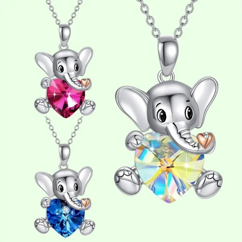 

Женское ожерелье с подвеской в виде слона