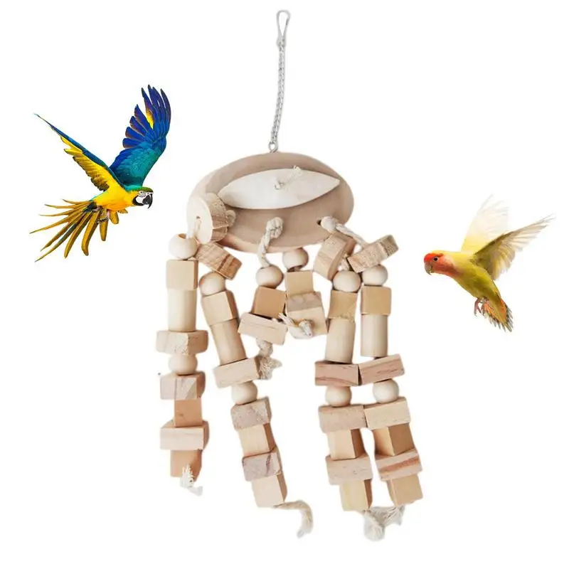 

Parrot Toys Medium Parrots Hangable Chewing Toys For Parrots Entertaining Bird Cage Accessories Fun For Budgies Cockatiels Love