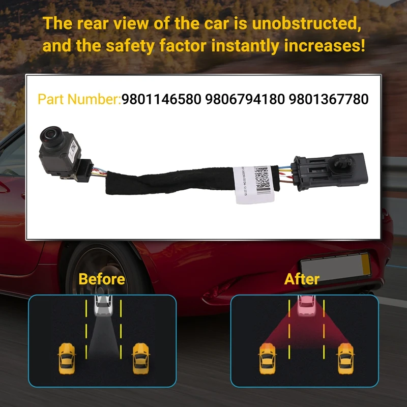 Для камеры заднего вида Citroen C4 Picasso II 2015-2016 9801146580 9806794180 9801367780 Камера помощи при