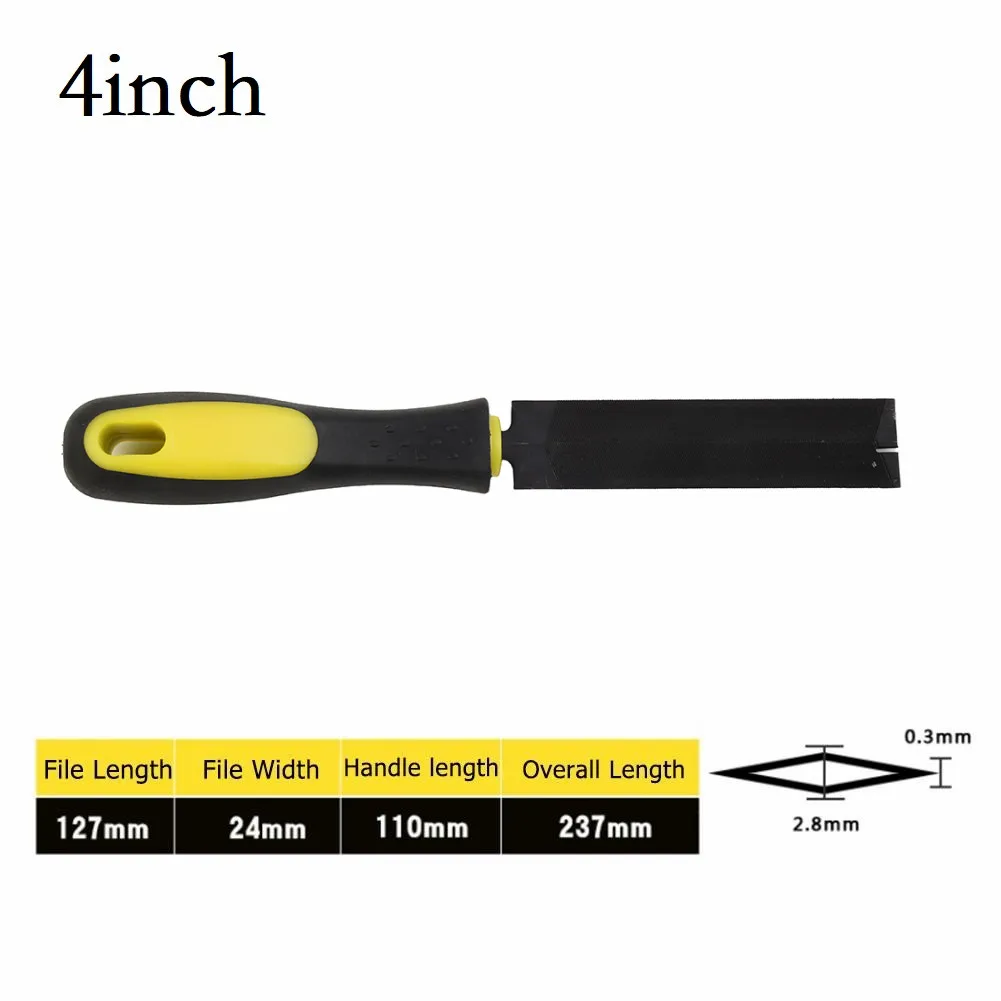 

Пилка для обрезки, для заточки, для удаления заусенцев, T12, подшипник, стальной рашпиль, пилка с ручкой из ТПР, для столярных работ