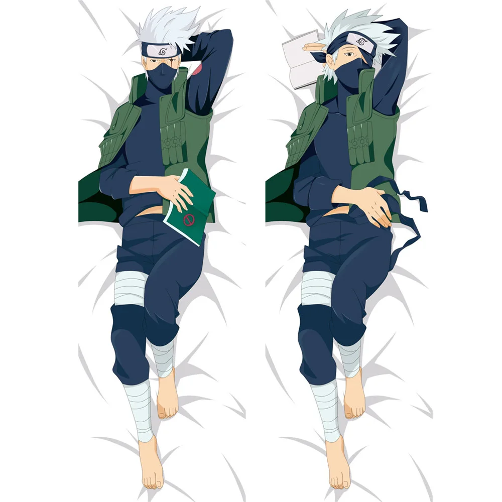 Японская наволочка Hatake Kakashi аниме дакимакура обнимающая для косплея Сделай Сам
