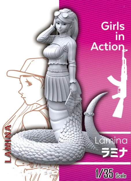 

1/35 Resin Model Figure GK， Unassembled and unpainted kit