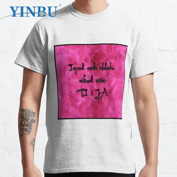 

Lyrics - Gdje si sad t shirts for men YinBu streetwear graphic anime tees