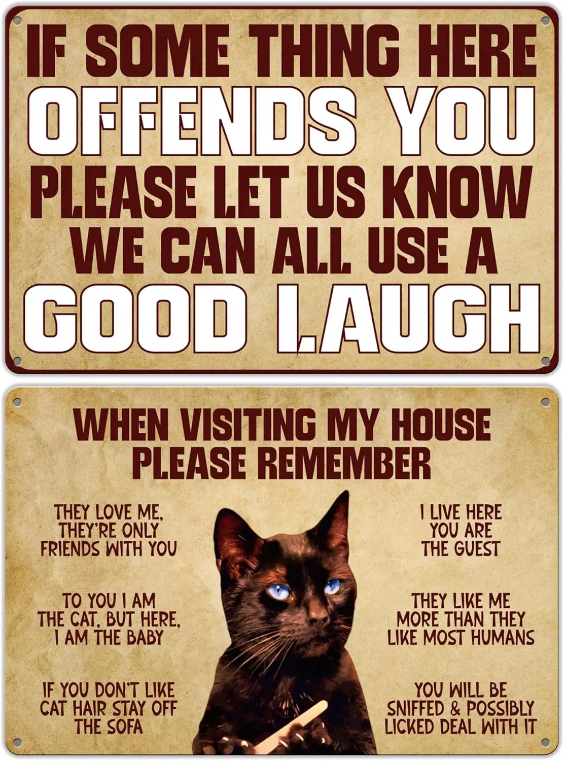 Набор из 2 предметов если что-то здесь вас оторвит и когда вы посетите мой дом