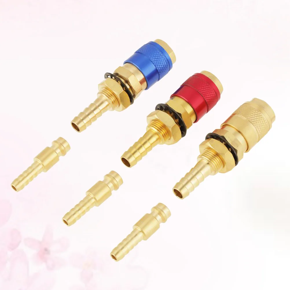 

6Pc Professional Gas and water Quick Connector for MIG TIG Welder Torch