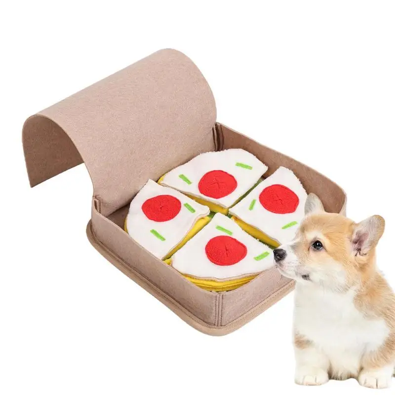 

Dog Snuffle Mat Pizza Slice Interactive Dog Digging Toy Dog Food Mat Foodie Dog Toys Dog Enrichment Toys For Cats Rabbits Dogs