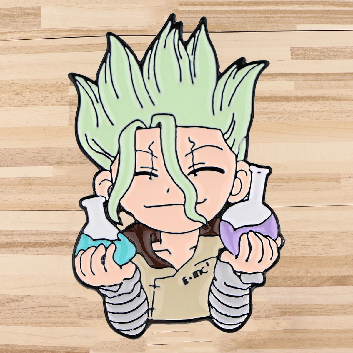 Украшенная фигурка аниме-брошь для женщин металлический значок унисекс с