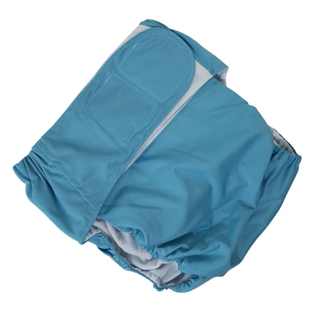 

Breathable Waterproof Disability Nappy Pants Smooth Incontinence Underwear Urinary Pocket Reusable Adult Diapers