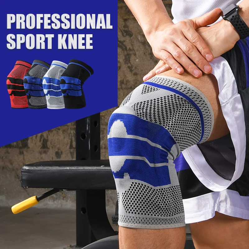 

1 шт. наколенник для взрослых, мужские компрессионные эластичные наколенники, поддержка, фитнес-снаряжение, фиксатор для баскетбола, волейбола, защита