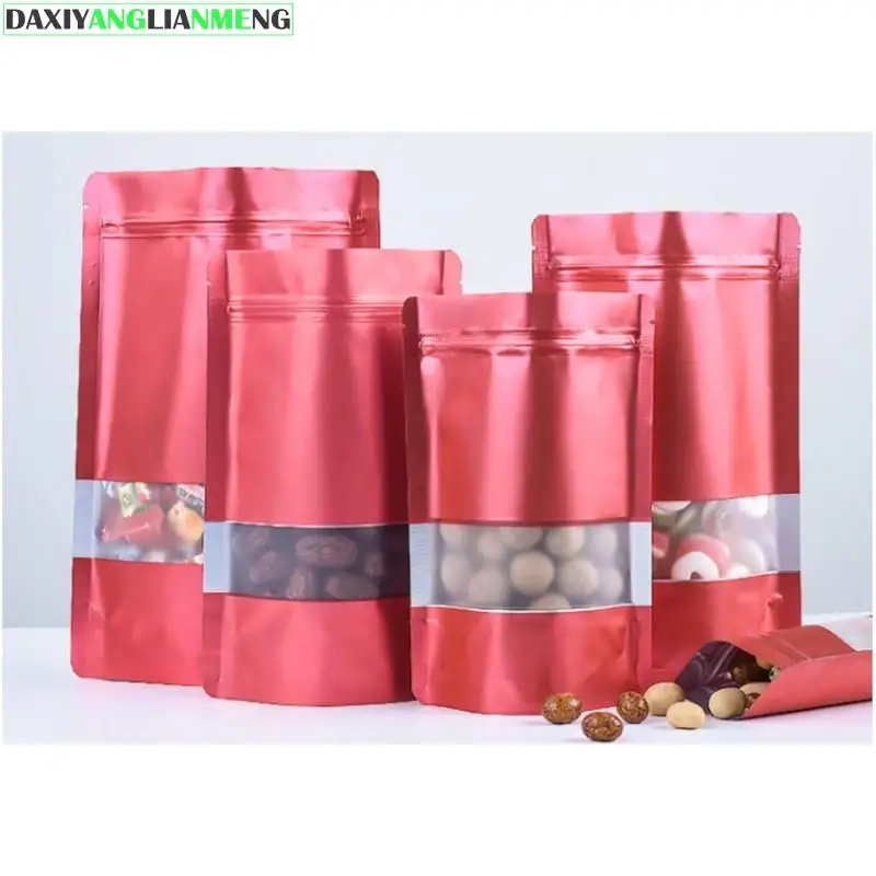 100 шт. мешочки из алюминиевой фольги с застежкой-молнией | Дом и сад