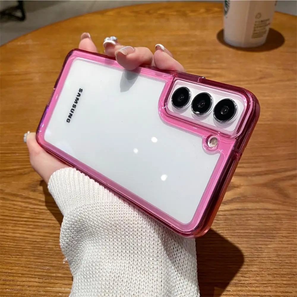 

Luxury Transparent Shockproof Case for Samsung Galaxy S22 Ultra S22 Plus S22 Crystal Cover