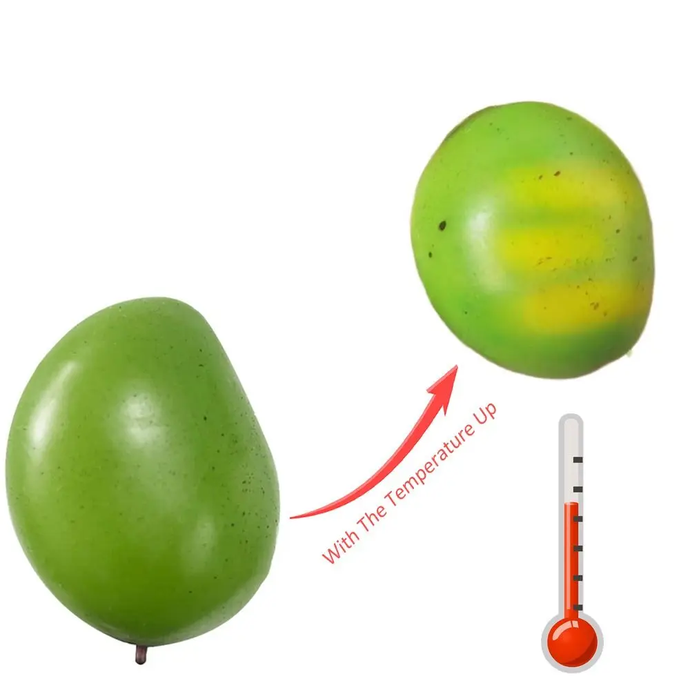 Креативная меняющая цвет игрушка-манго имитация манго медленный отскок Squi Shy Toy