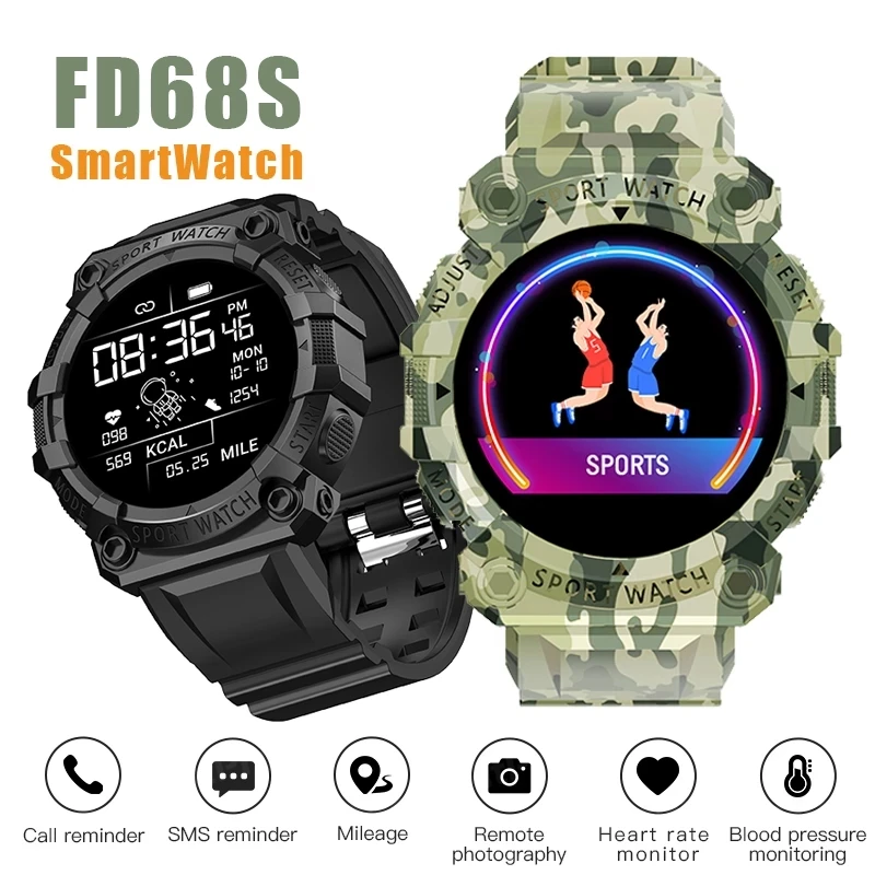

Хит продаж FD68S Смарт-часы для мужчин 2023 водонепроницаемый пульсометр Смарт-часы для женщин браслет для ios Android reloj inteligente hombre