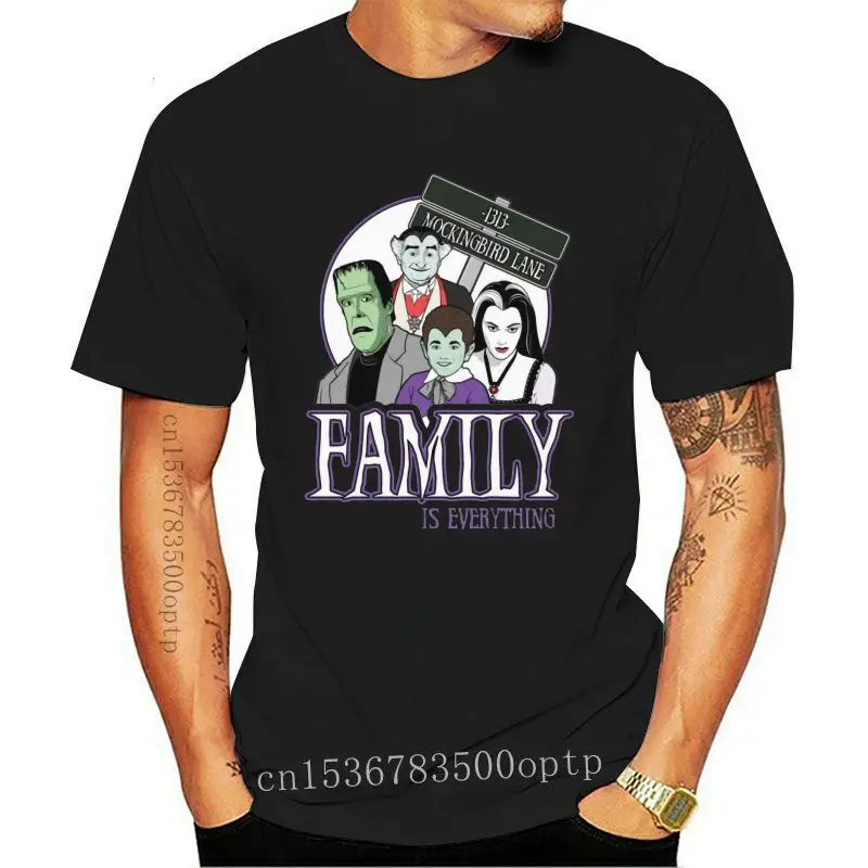 

Camiseta no oficial de THE MUNSTERS para hombre y mujer, Camisa de algodón, tallas populares, nueva familia, "COLS"