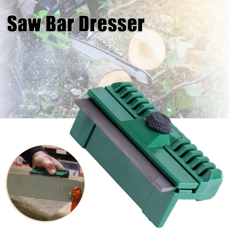 

1PC Universal Fine Steel Chainsaw Chain Guide Bar Rail Dresser Lawn Garden Tool Mower Chainsaw Tool Chainsaw Chain Guide Bar Set