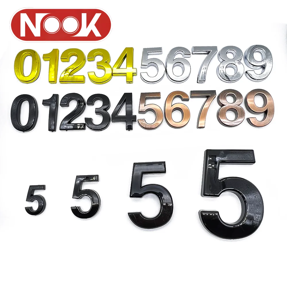 

Набор адресных табличек из АБС-резина