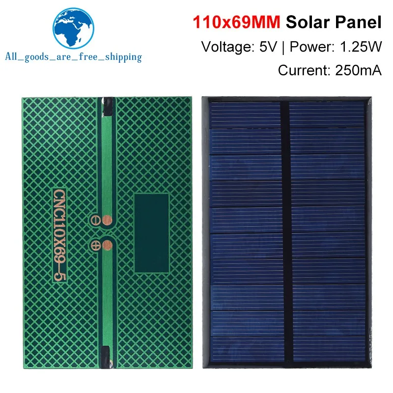 Smart Electronics Solar Panel 5V 250MA 1.25W DIY Small Solar