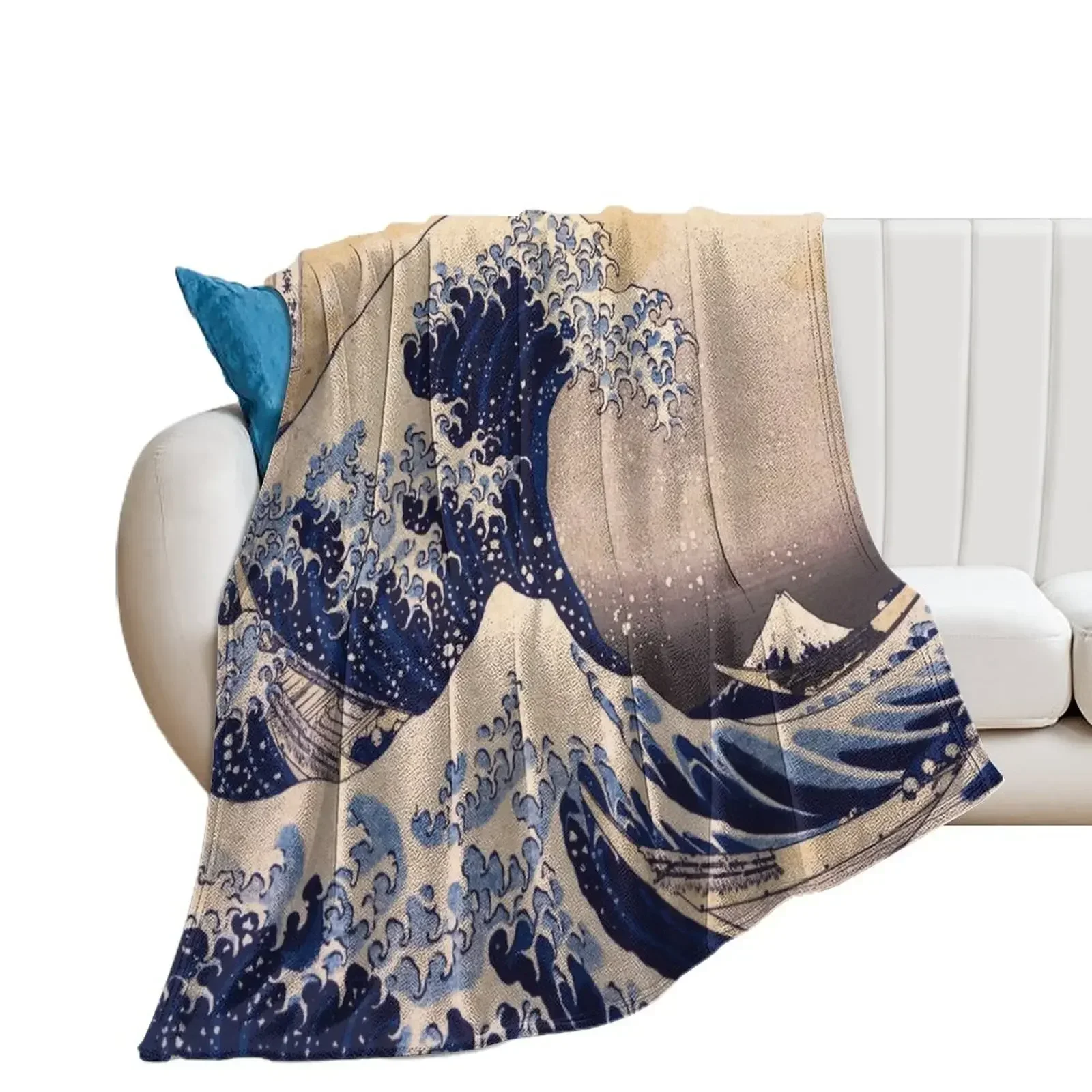 Детское плюшевое одеяло The Great Wave off Kanagawa