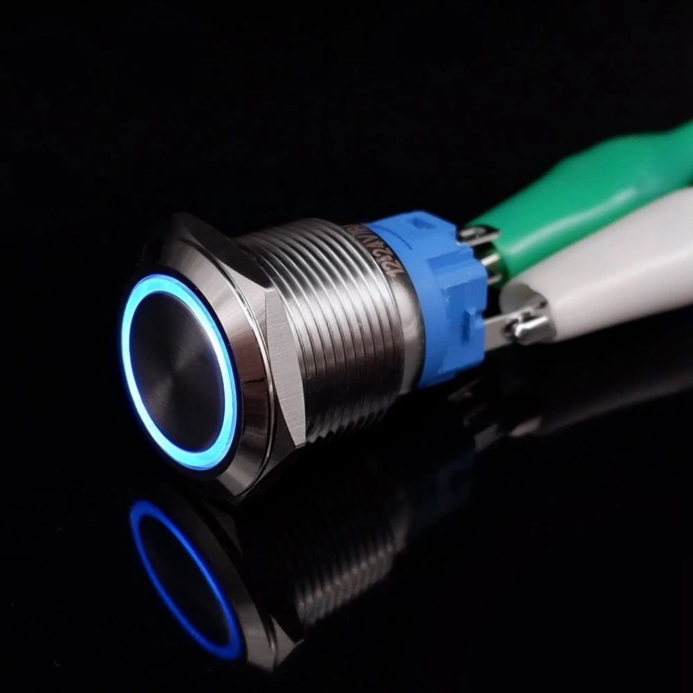 

Металлический водонепроницаемый кнопочный переключатель PRONCH 12В