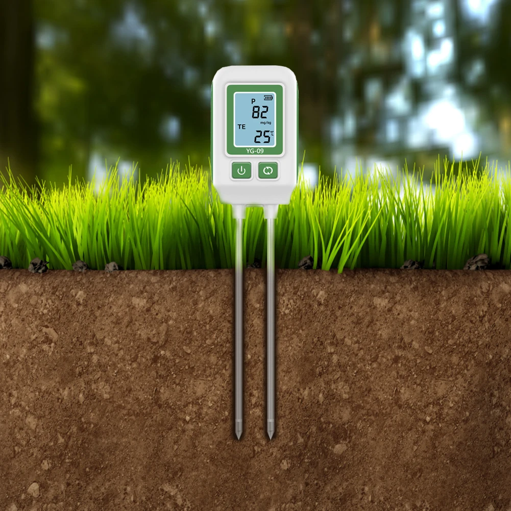 Измеритель анализатора почвы NPK 0-1999 мг/кг двухигольный тестер плодородия