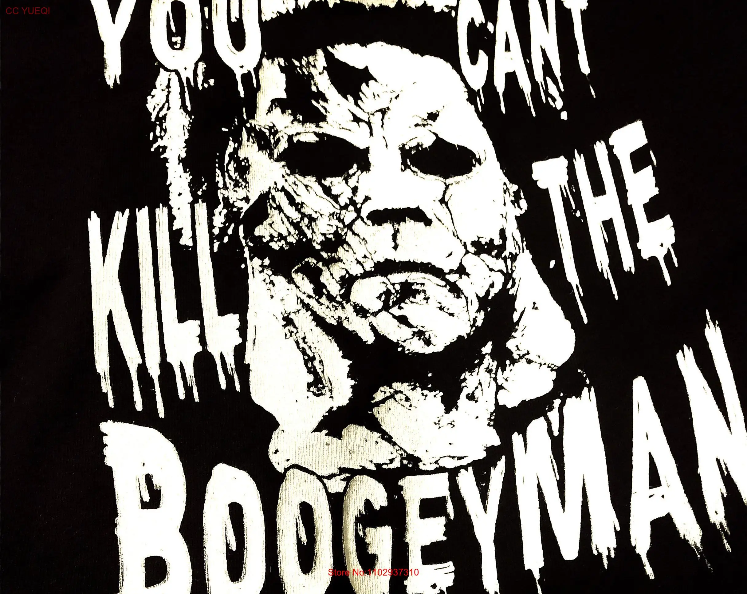 Футболка из фильма ужасов на Хэллоуин You Can't Kill The Boogey Man маленькая 3XL одежда для