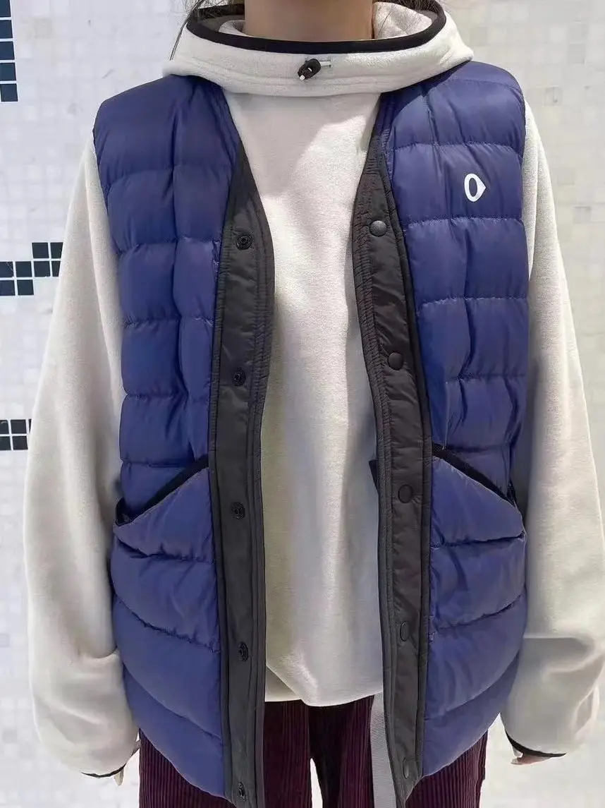 Suran 2024 Winter New Outdoor Sports Double-Sided Lightweight down Vest A0243do07