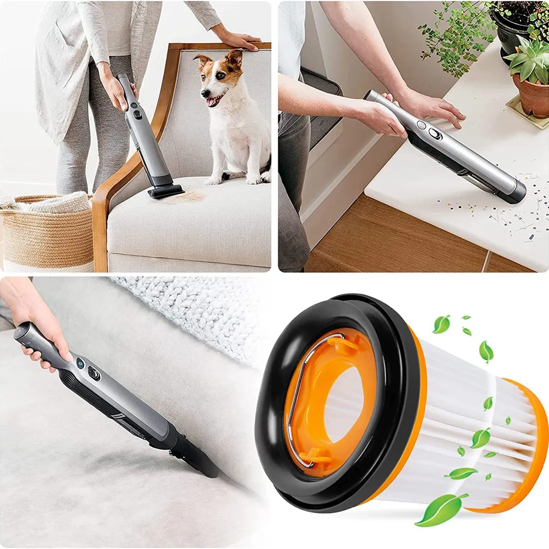 6Pcs Vacuum Filter for Shark ION W1 Cordless Handheld Filters WANDVAC WV200 WV201 WV220 Part XHFWV200