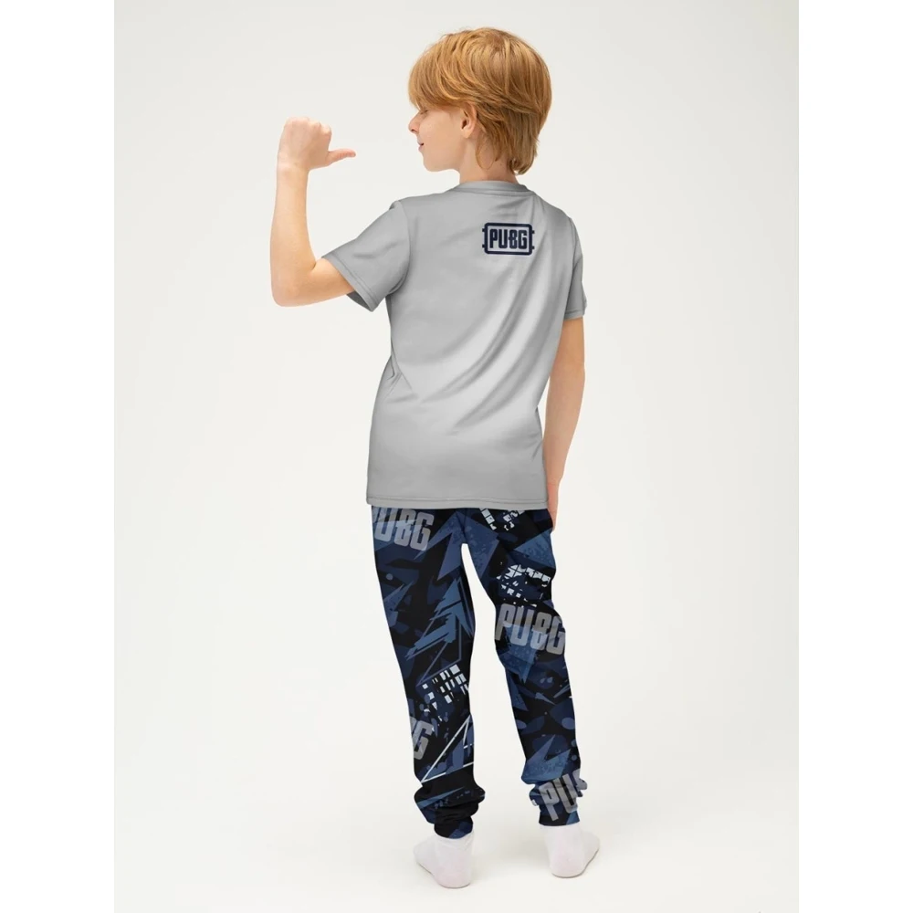 Пижамный комплект для мальчика FortyFour KPJ042 синий хлопок 100% |