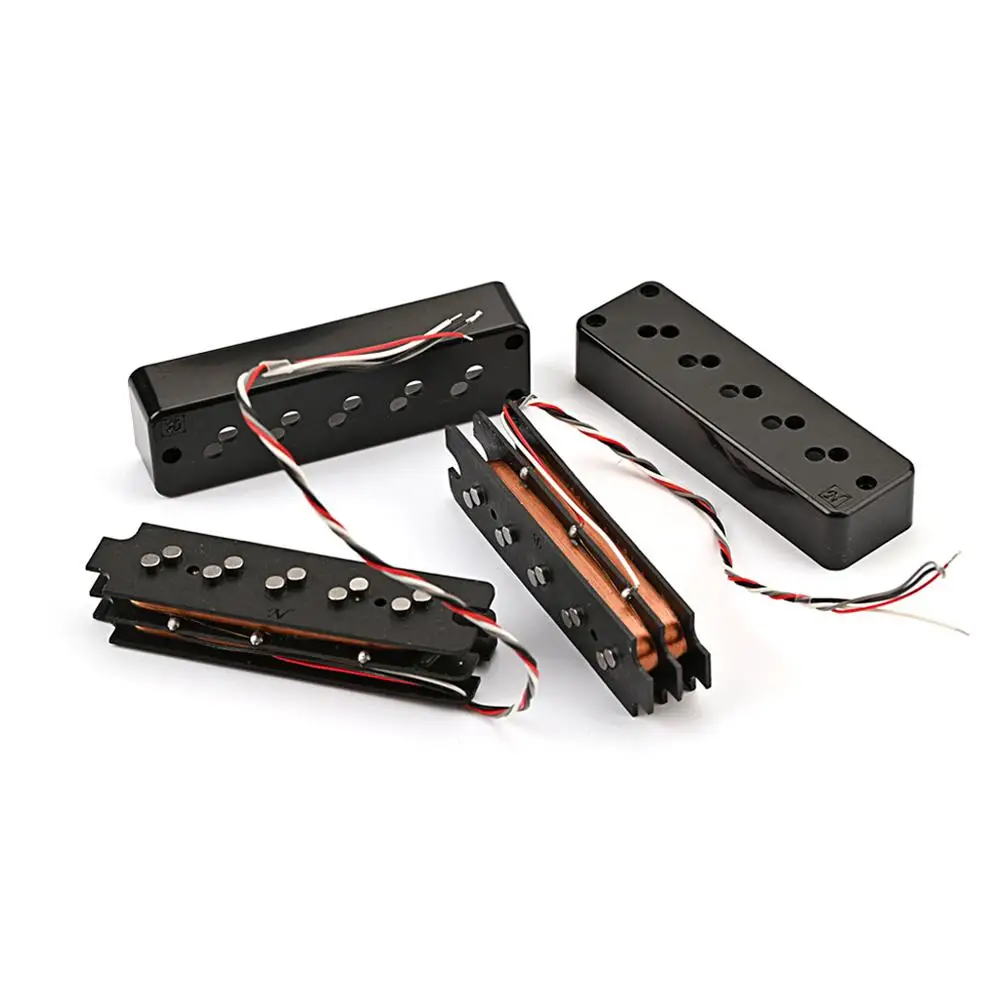 New Double Noise Reduction Pickups High-Power 5 String Guitar Bass Pickups Kit For Music Style Bass Guitar Musical Accessories