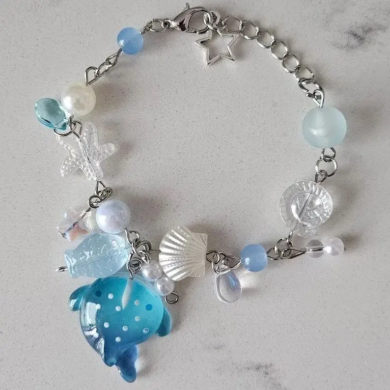 Женский браслет с искусственным жемчугом 1 шт.