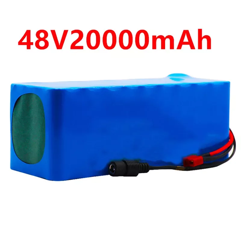 

18650 Lithium Ion Battery 48V 20Ah 1000W 13S3P Li-Ion Battery Pack For Electric Bicycle E-fiets Scooter With BMS+ 54.6v Chargera
