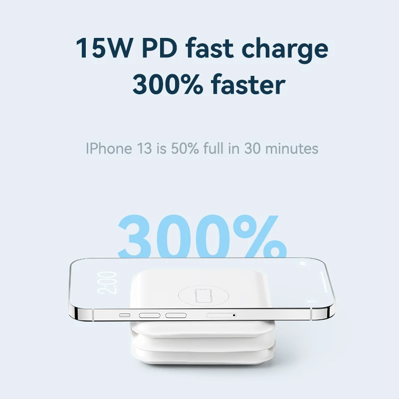 newest 15w fast charging pad folding 3 in 1 magnetic wireless charger dock for apple 12 i phone 13 i watch series free global shipping