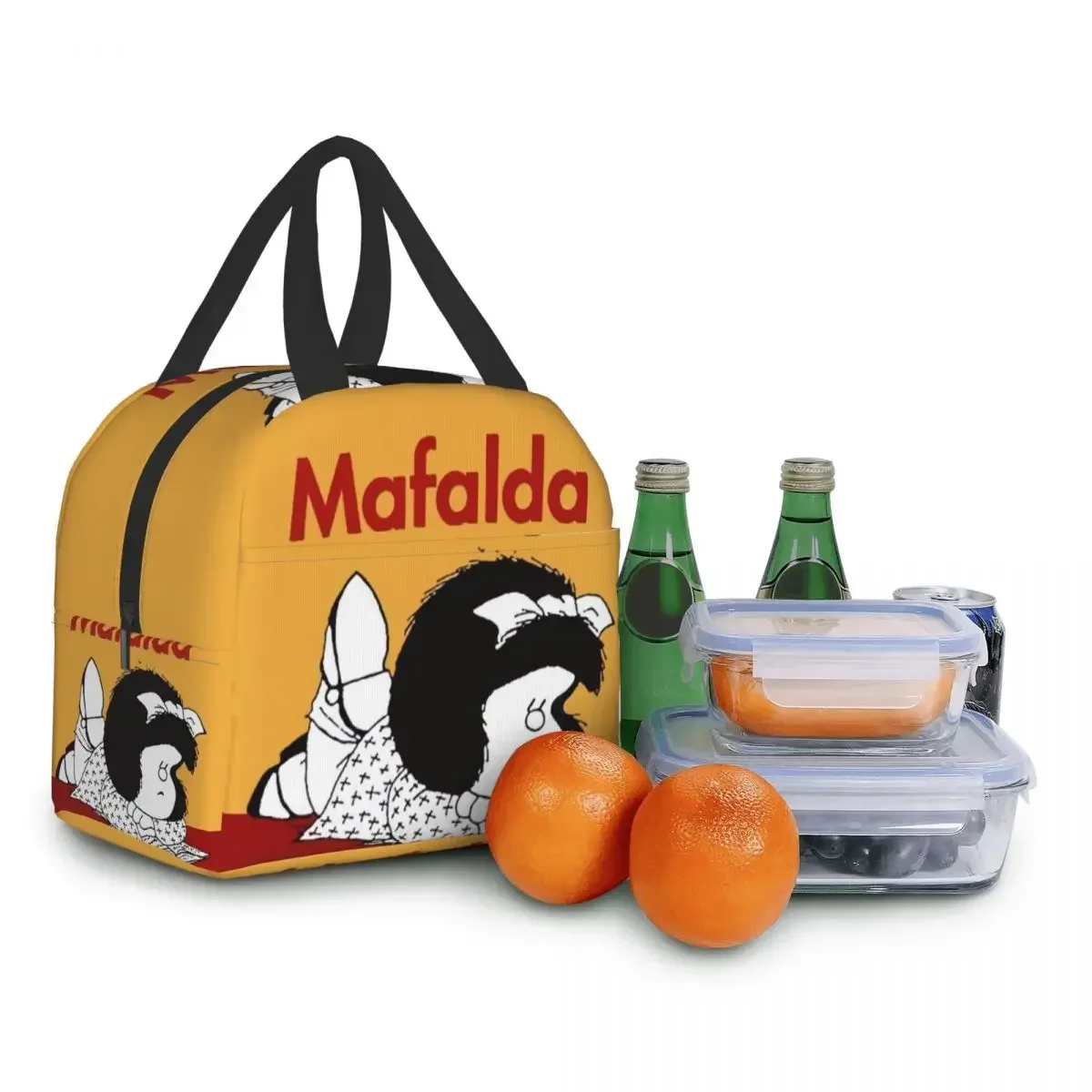 Изолированная сумка для обеда Mafalda пикника на открытом воздухе аргентинские